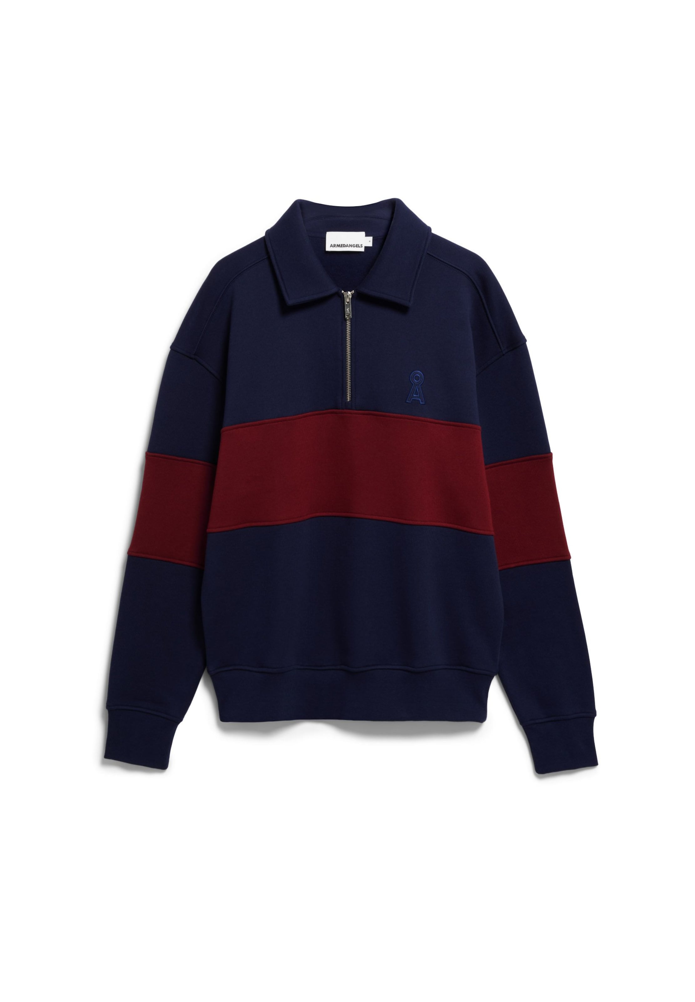 Sweat-shirt ARMEDANGELS en bleu : devant