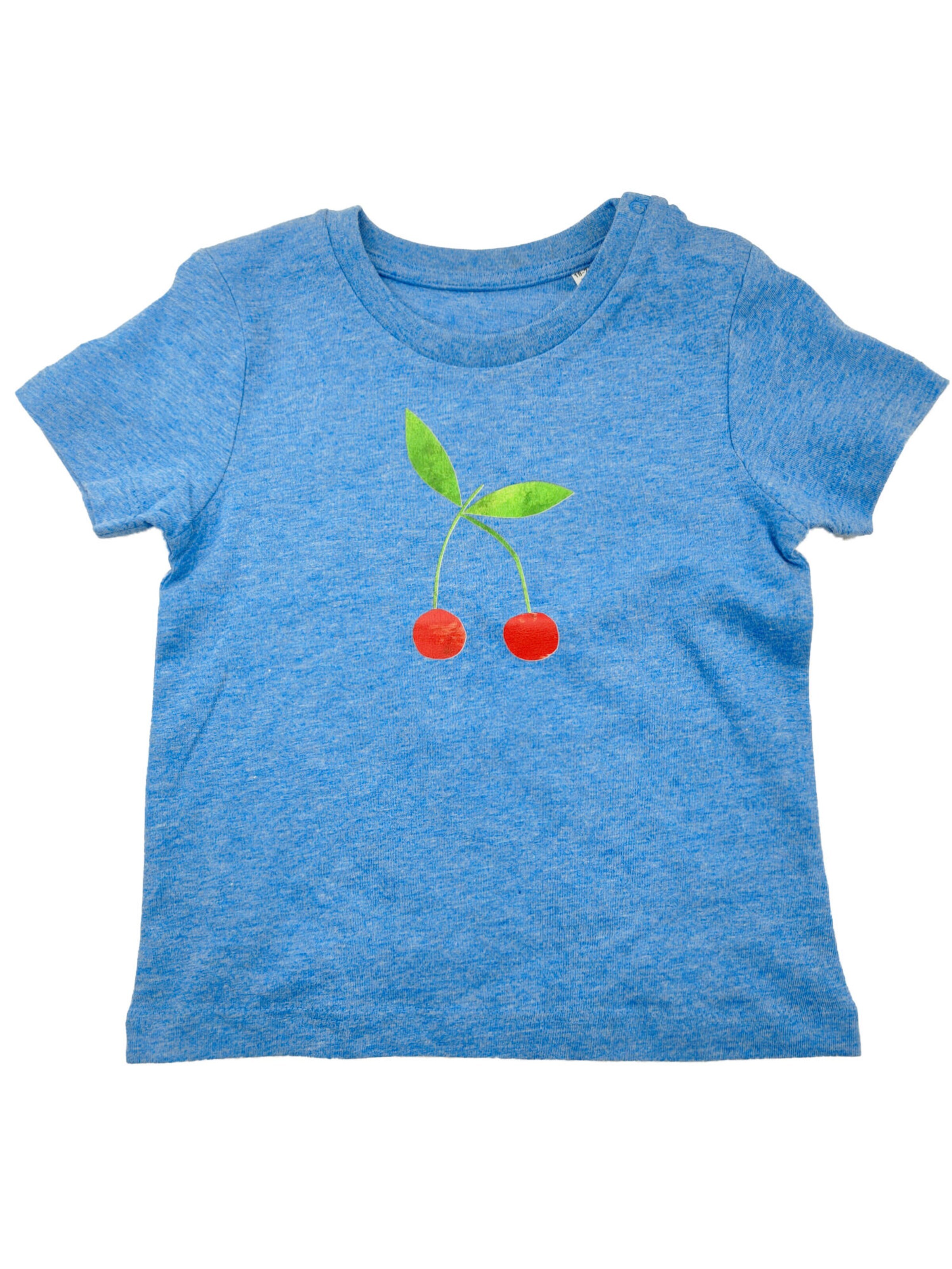 MelaDi Shirt 'Kirsche' in Blue: front