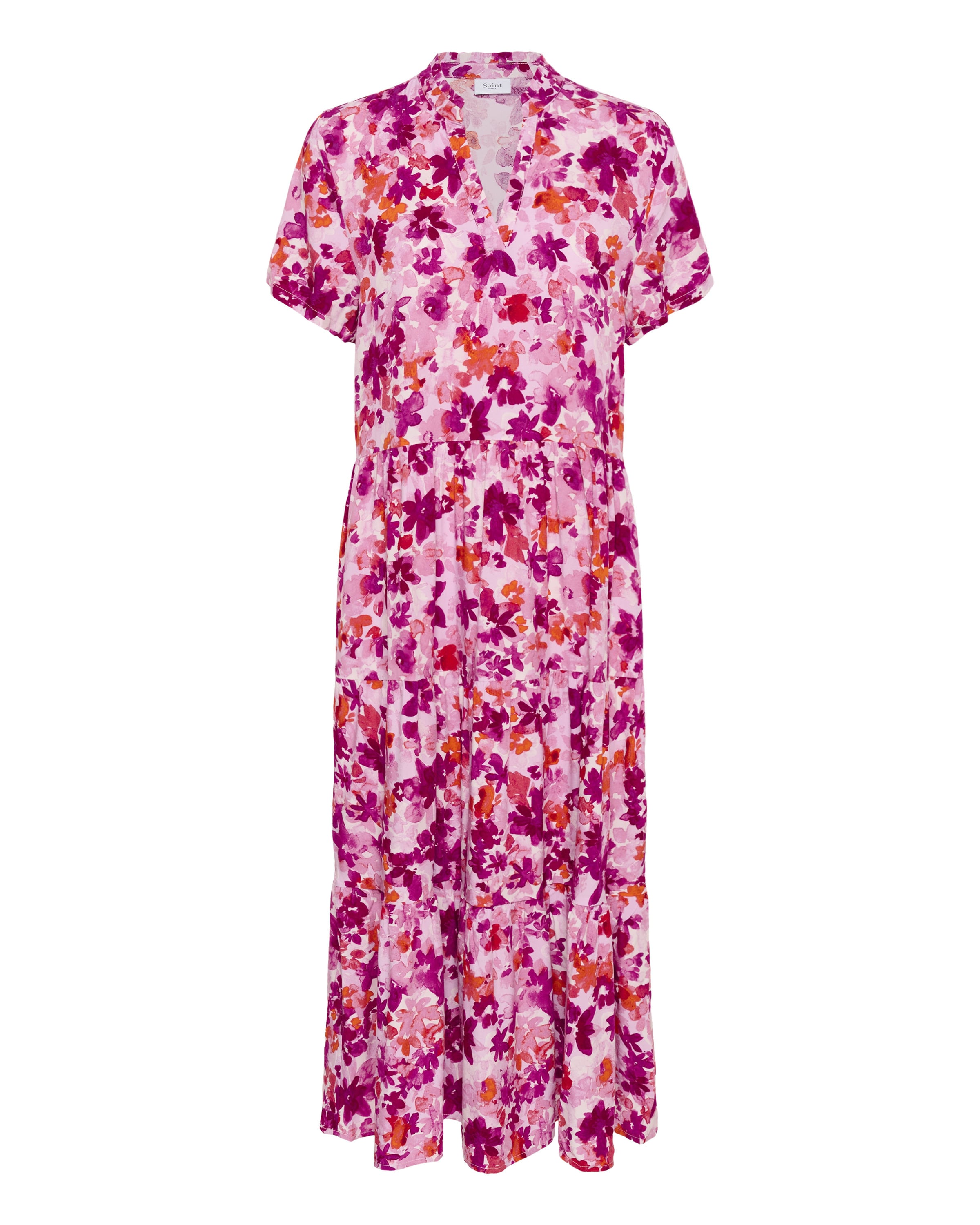 SAINT TROPEZ Dress 'Eda' in Pink: front