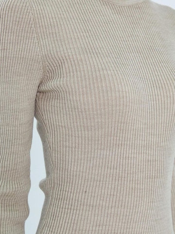 Abito in maglia di MixRay in beige