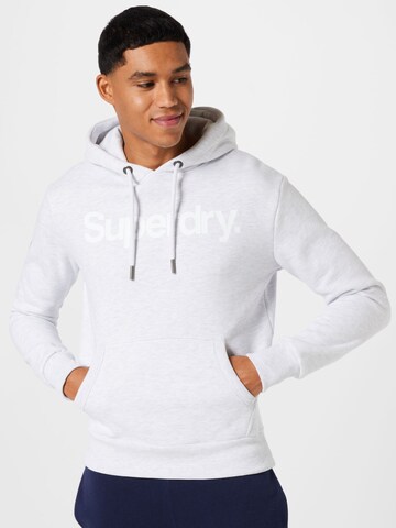 Superdry Sweatshirt in Grijs: voorkant