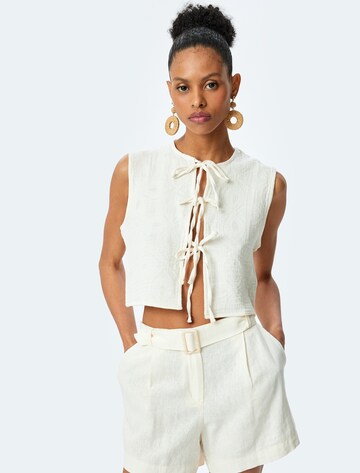 Koton Vest in Beige: front
