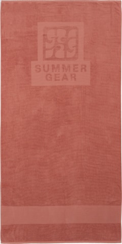 Serviette de plage 'Coast 100 X 200 cm' SummerGear en rose : devant