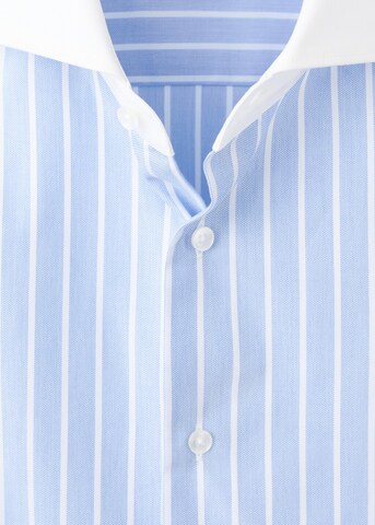 MANGO MAN Slim fit Button Up Shirt 'Sarria' in Blue