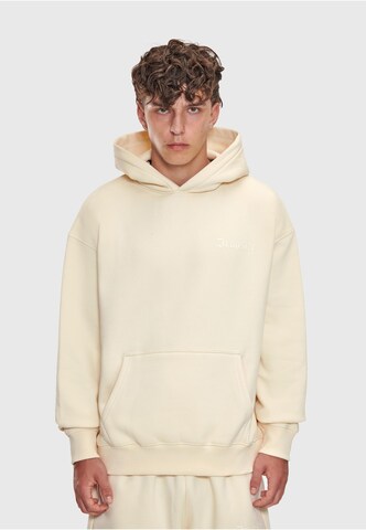 Sweat-shirt Dropsize en blanc : devant