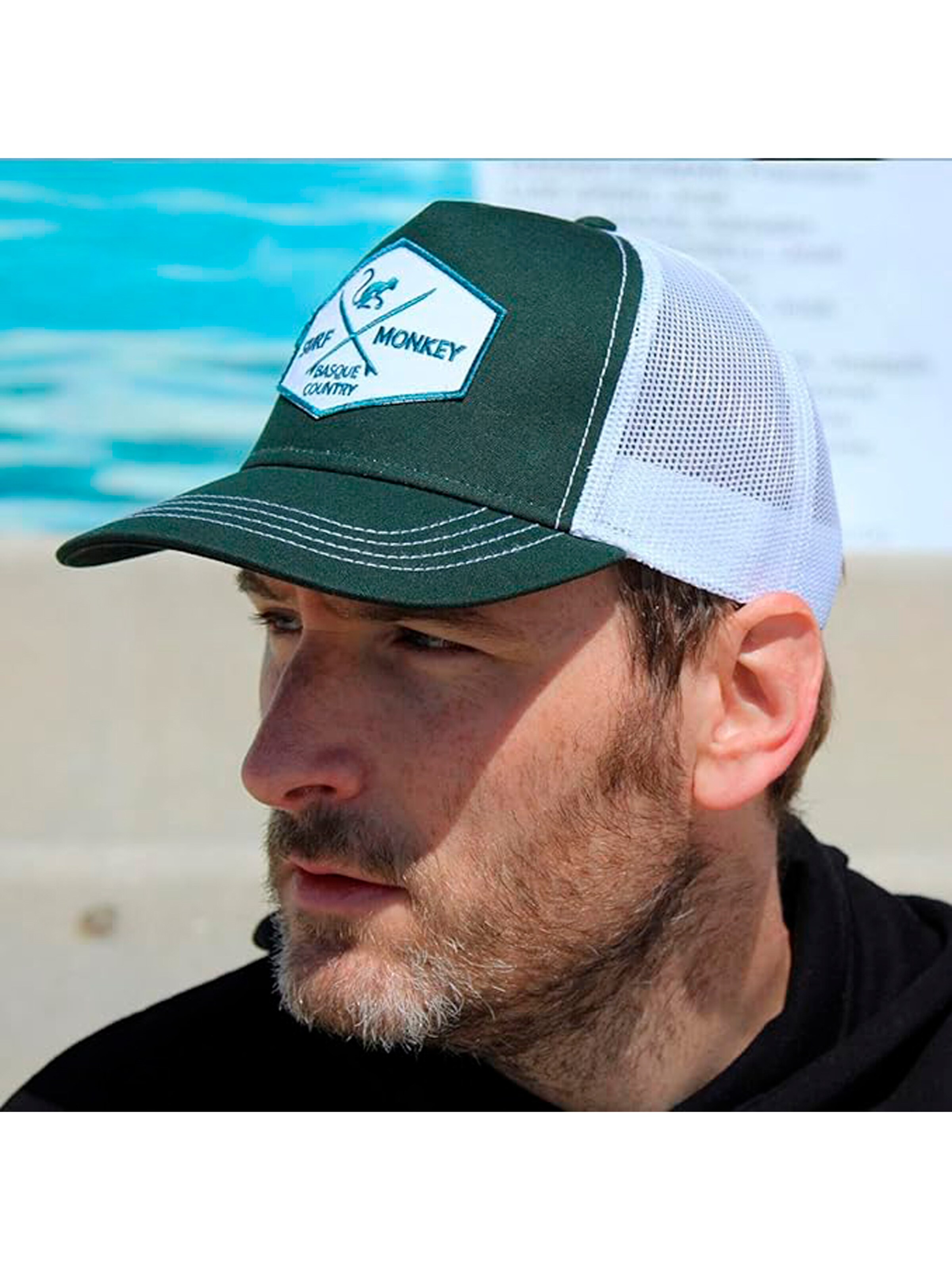 Surf Monkey - Gorra deportiva en verde