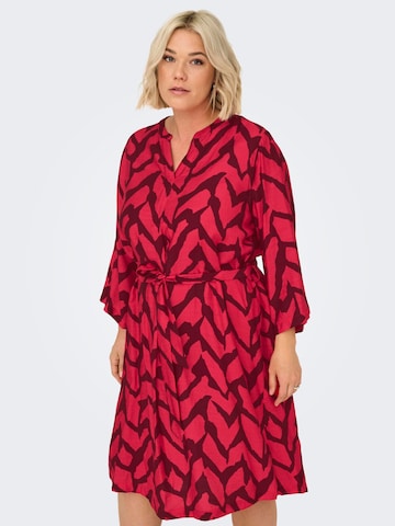 Robe 'CARBeriet' ONLY Carmakoma en rouge : devant
