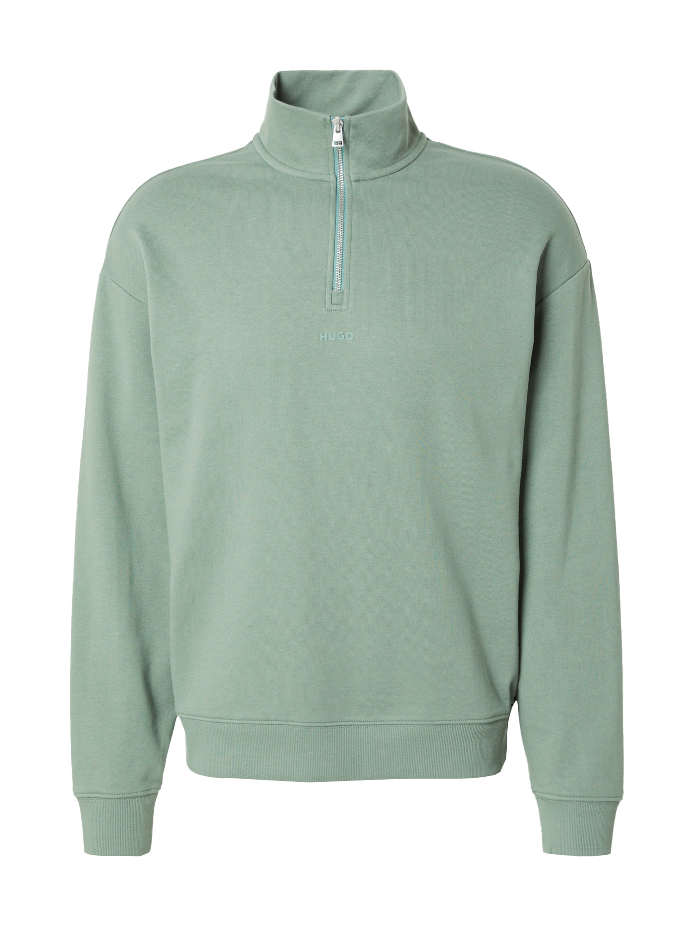 HUGO Collegepaita 'Durty244' värissä vihreä: etupuoli