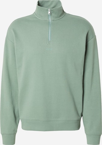 Sweat-shirt 'Durty244' HUGO en vert : devant