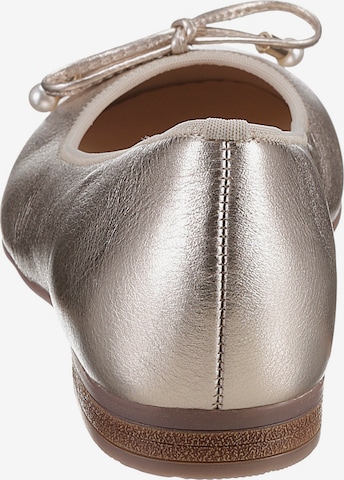 Ballerines 'Sardinia' ARA en or