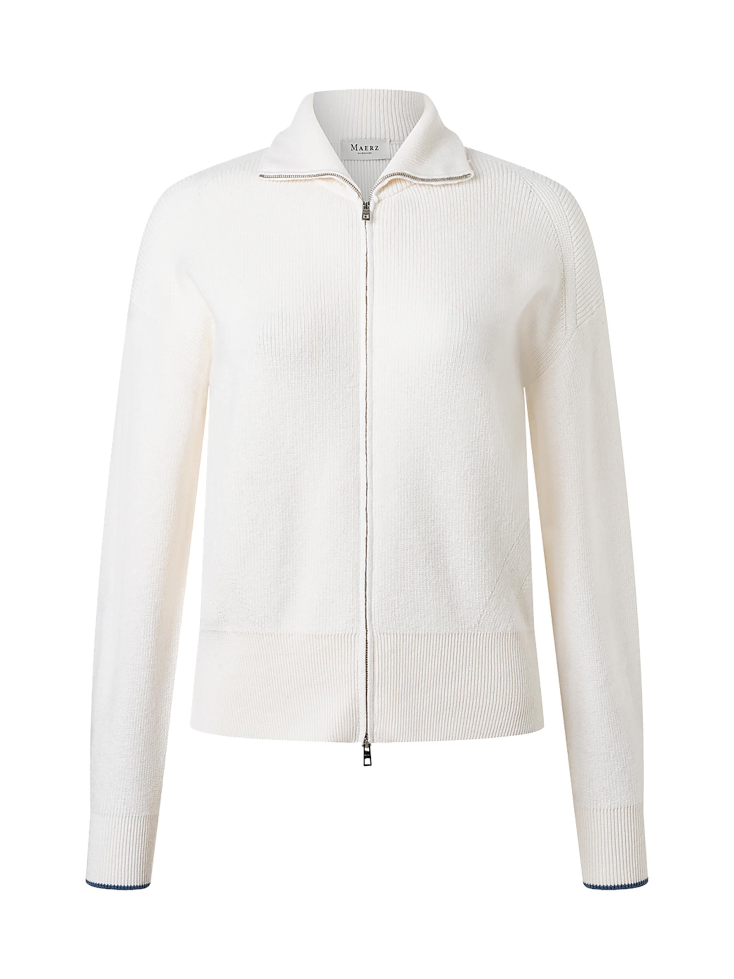 Cardigan MAERZ Muenchen en blanc : devant