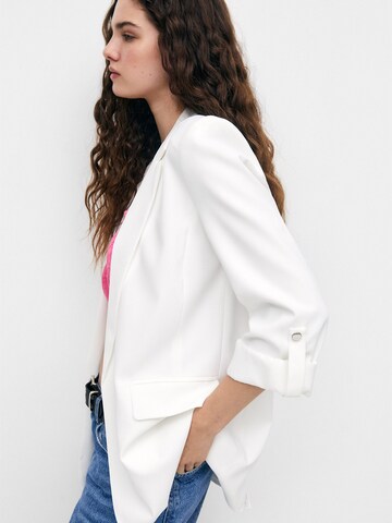 Pull&Bear Blazer | bela barva
