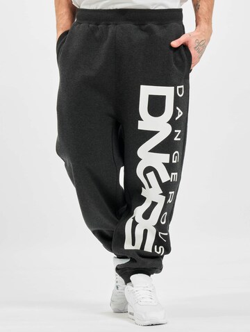 Dangerous DNGRS - Loosefit Pantalón en negro: frente