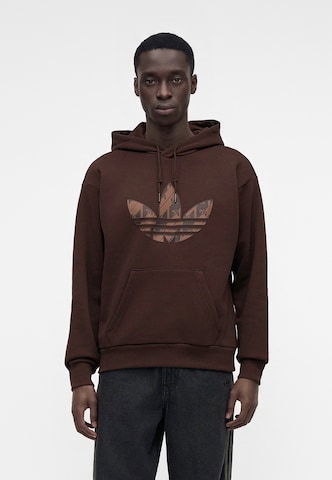 ADIDAS ORIGINALS Μπλούζα φούτερ σε καφέ: μπροστά