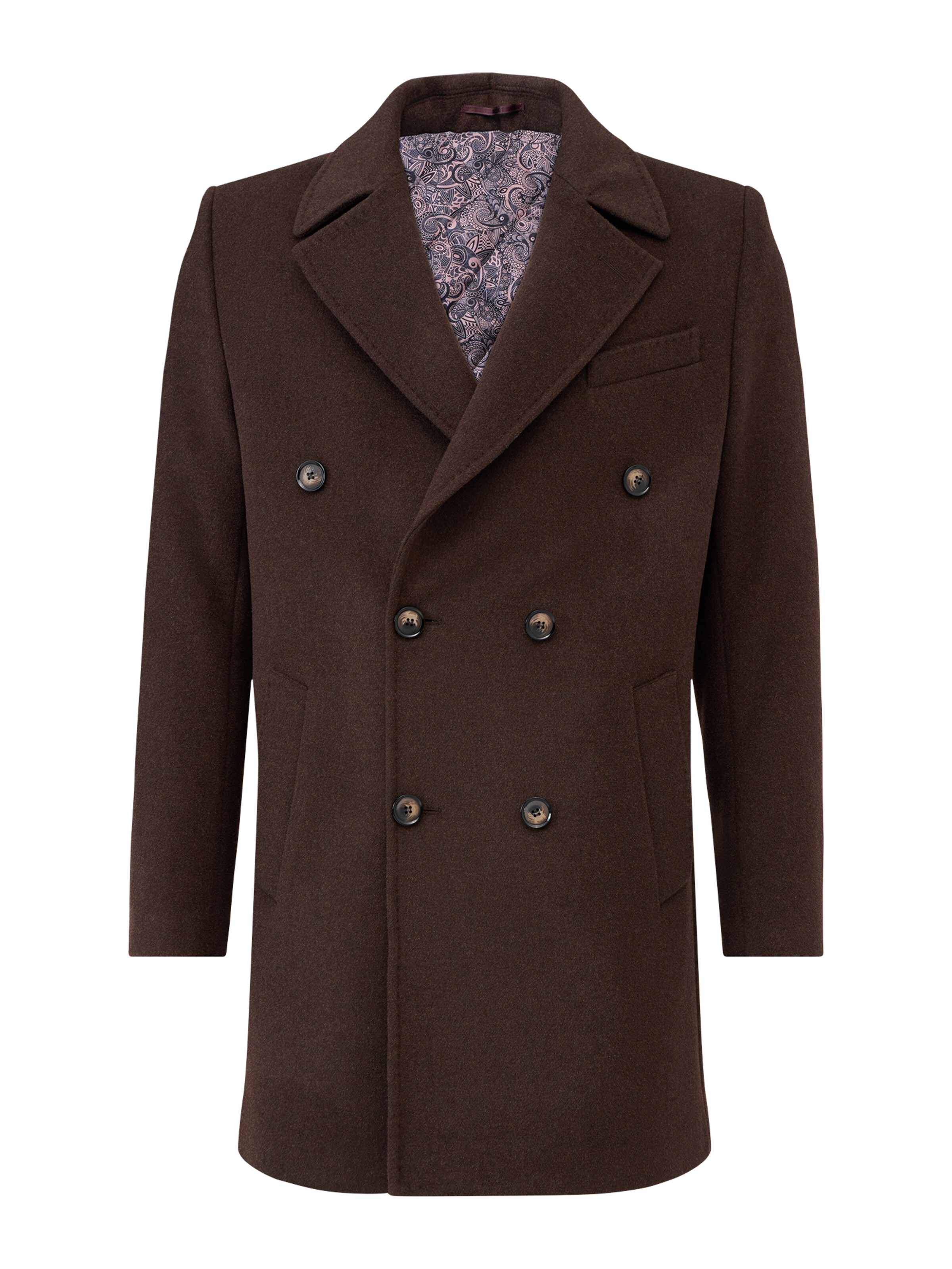 RICANO - Abrigo de entretiempo 'Giorgio' en marrón: frente