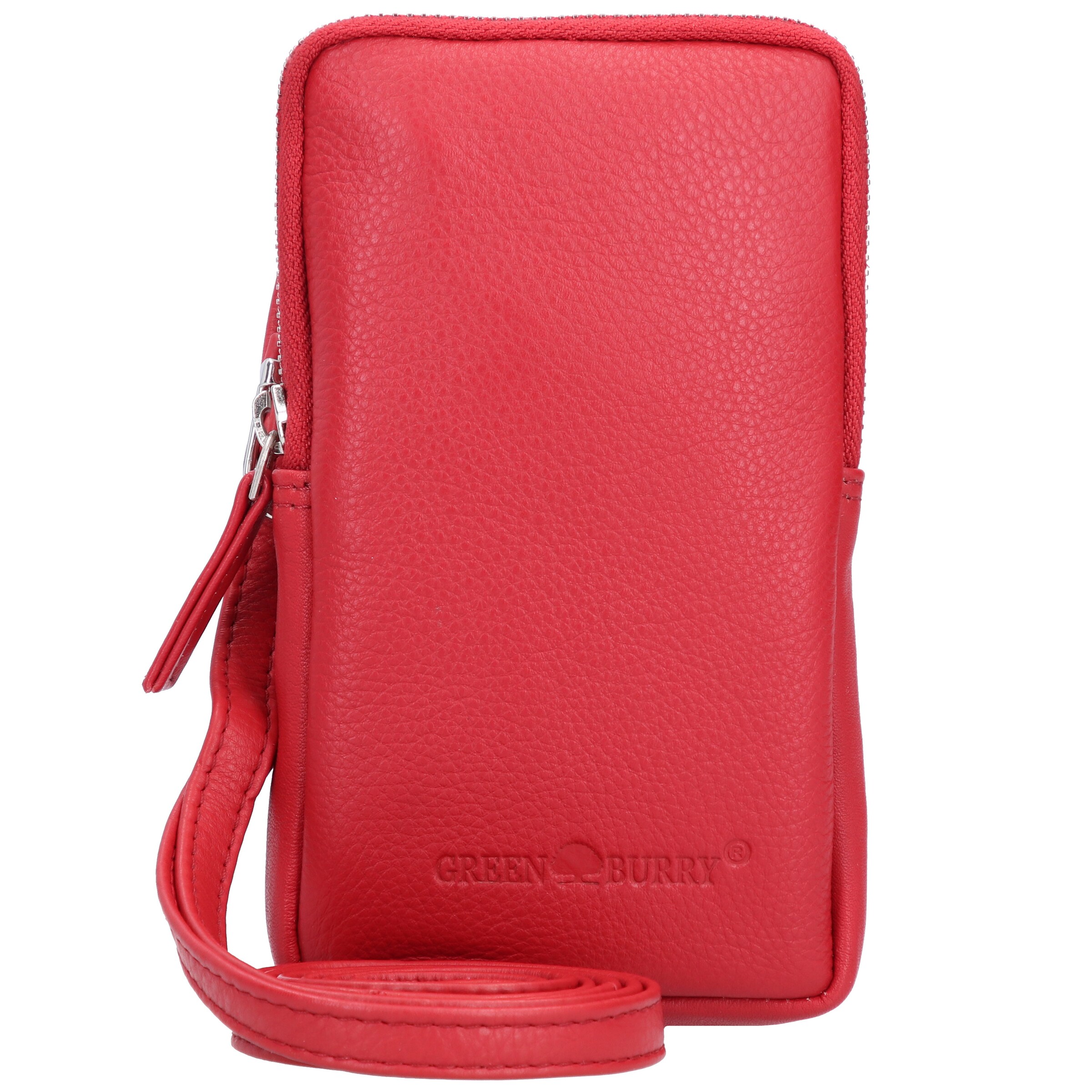 GREENBURRY Crossbody bag 'Nappa' in Red: front
