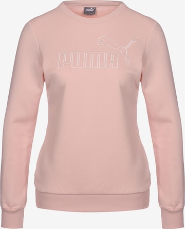 PUMA Sportief sweatshirt in Roze: voorkant