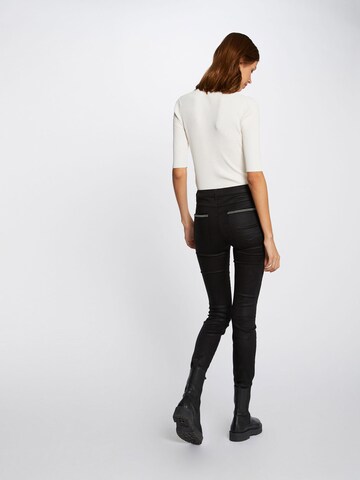 Coupe slim Pantalon 'PALONA' Morgan en noir