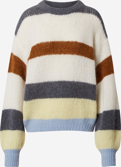 LeGer by Lena Gercke Pullover 'Holly' in creme / braun / grau, Produktansicht