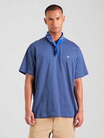 Iriedaily - Camiseta en azul: frente