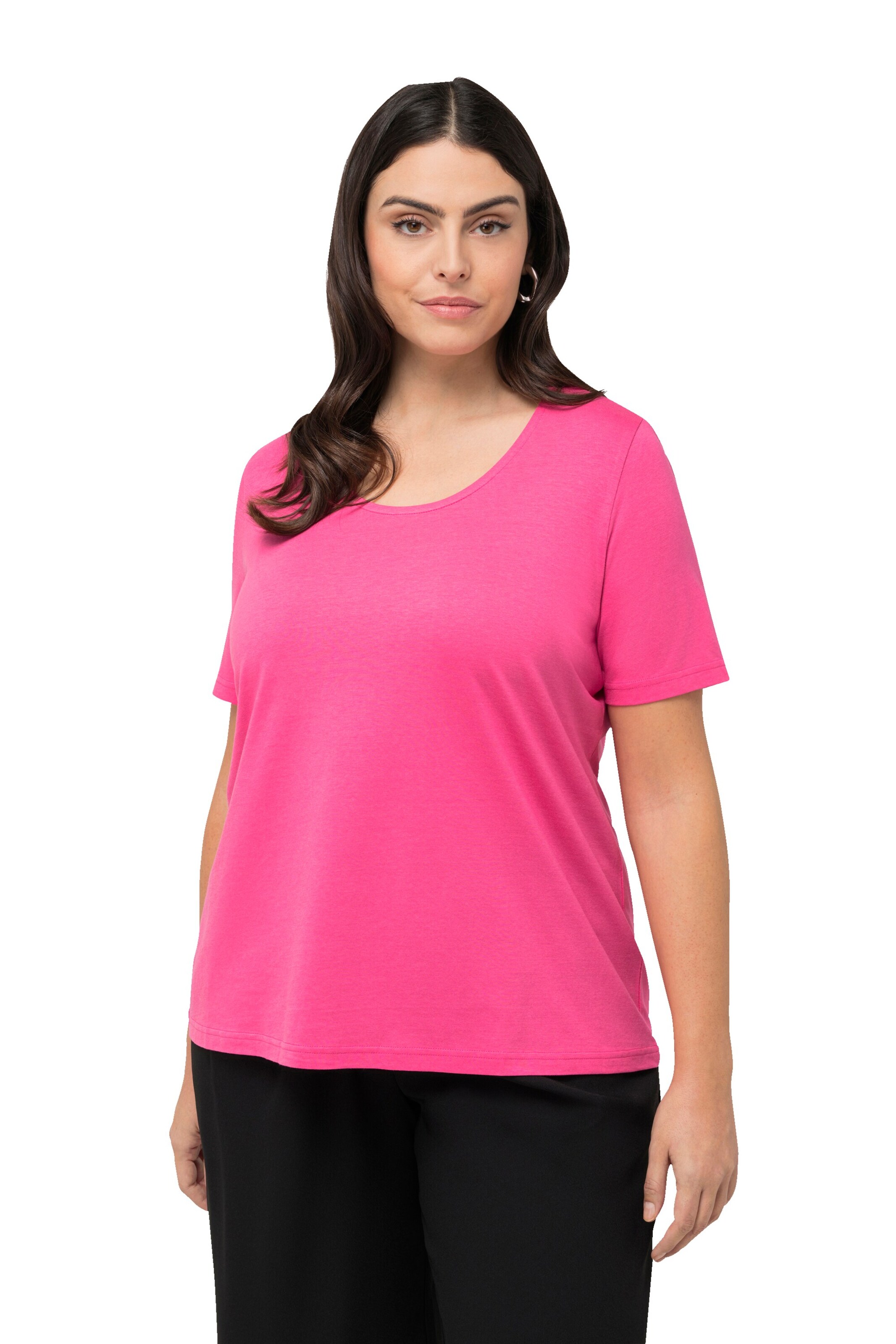 Ulla Popken Shirt in Pink: Vorderseite