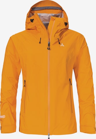 Veste outdoor ' Mountain Jacket Style Blaueis WMS ' Schöffel en orange : devant