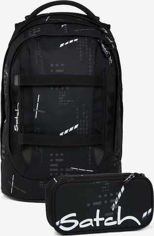 Satch Rucksack in Schwarz: Vorderseite