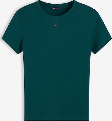 Tommy Jeans - Camisa 'ESSENTIAL' em verde: frente