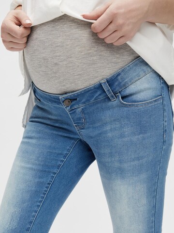 MAMALICIOUS Slimfit Jeans 'Ritti' in Blau