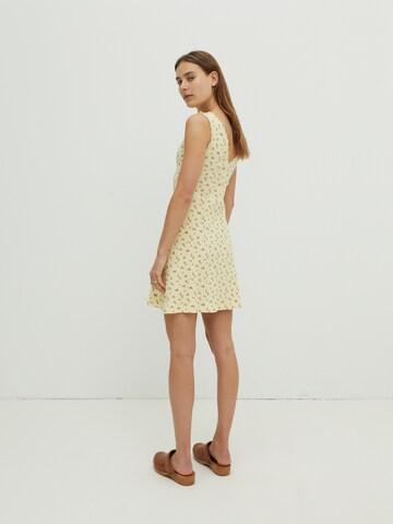 EDITED - Vestido de punto 'Ivory' en amarillo