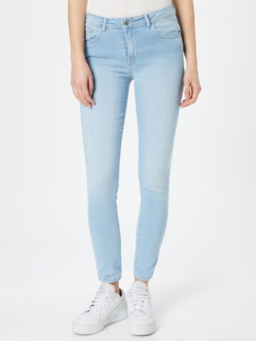 Skinny Jeans de la Tally Weijl pe albastru: față
