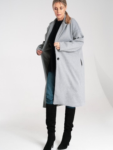 Figl Between-Seasons Coat 'M1111' in Grey