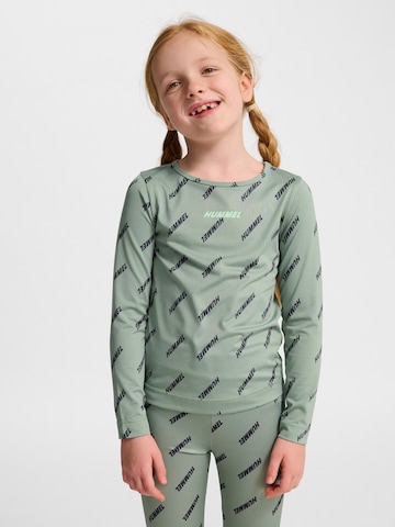 Hummel Functioneel shirt 'Silje' in Groen: voorkant