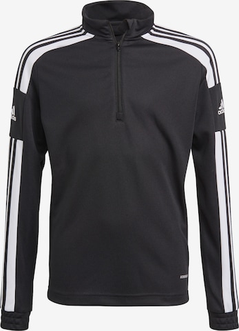 ADIDAS PERFORMANCE Athletic Sweatshirt 'Squad 21' in Black: front