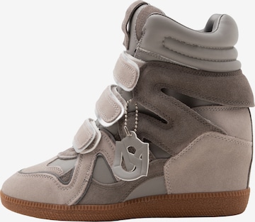 Sneaker înalt 'Mavis' de la STEVE MADDEN pe gri: față