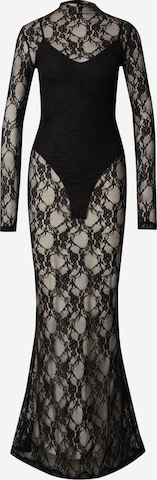 juoda Hoermanseder Suknelė: priekis