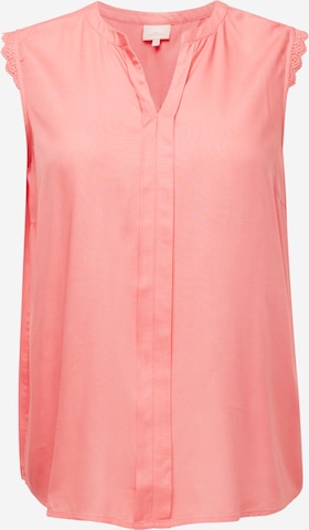 ONLY Carmakoma Blouse 'MUMI' in Roze: voorkant