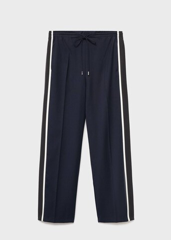 MANGO Wide Leg Hose 'Massim' in Blau