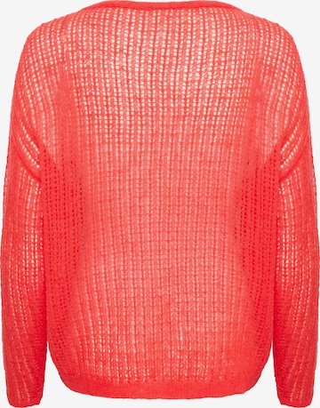 Pull-over 'Clara' Cream en rouge