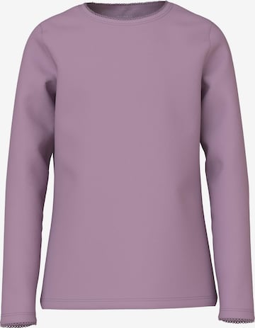 T-Shirt NAME IT en violet : devant