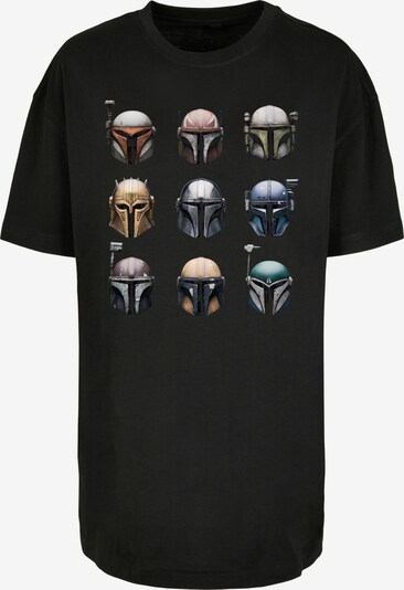 F4NT4STIC T-Shirt 'The Mandalorian Helmet' in mischfarben / schwarz, Produktansicht