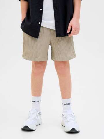 Jack & Jones Junior Regular Trousers in Beige: front