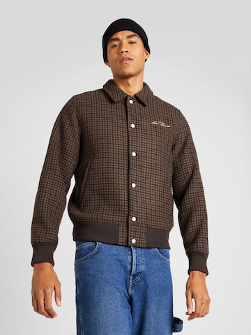 Les Deux Between-Season Jacket in Brown: front