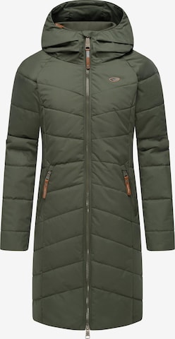 Manteau fonctionnel 'Dizzie' Ragwear en vert : devant