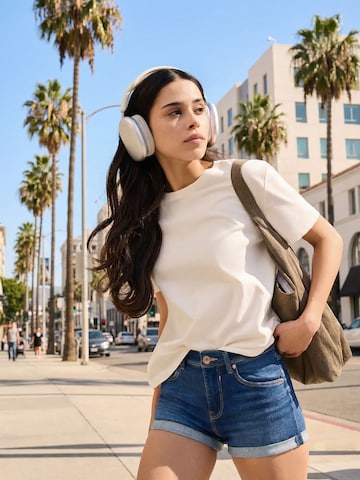 Slimfit Jeans de la Bershka pe albastru