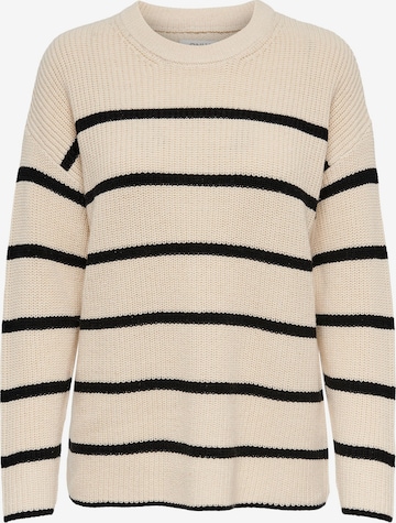 ONLY Sweater 'Pernille' in Beige: front