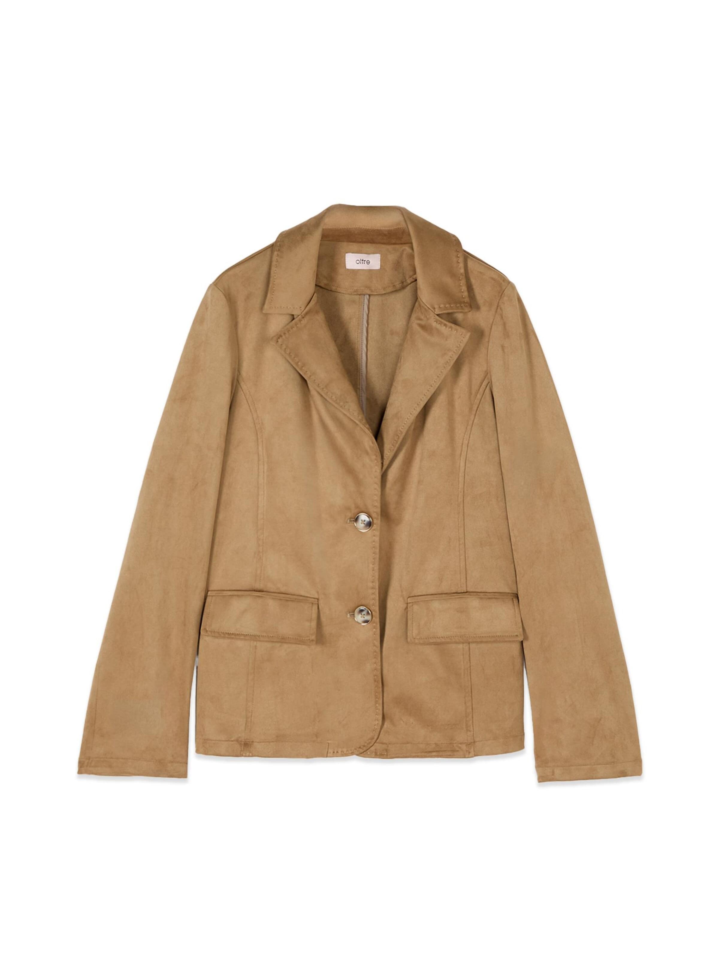 oltre Tussenjas in Beige: voorkant