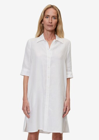 Marc O'Polo Shirt Dress in White: front