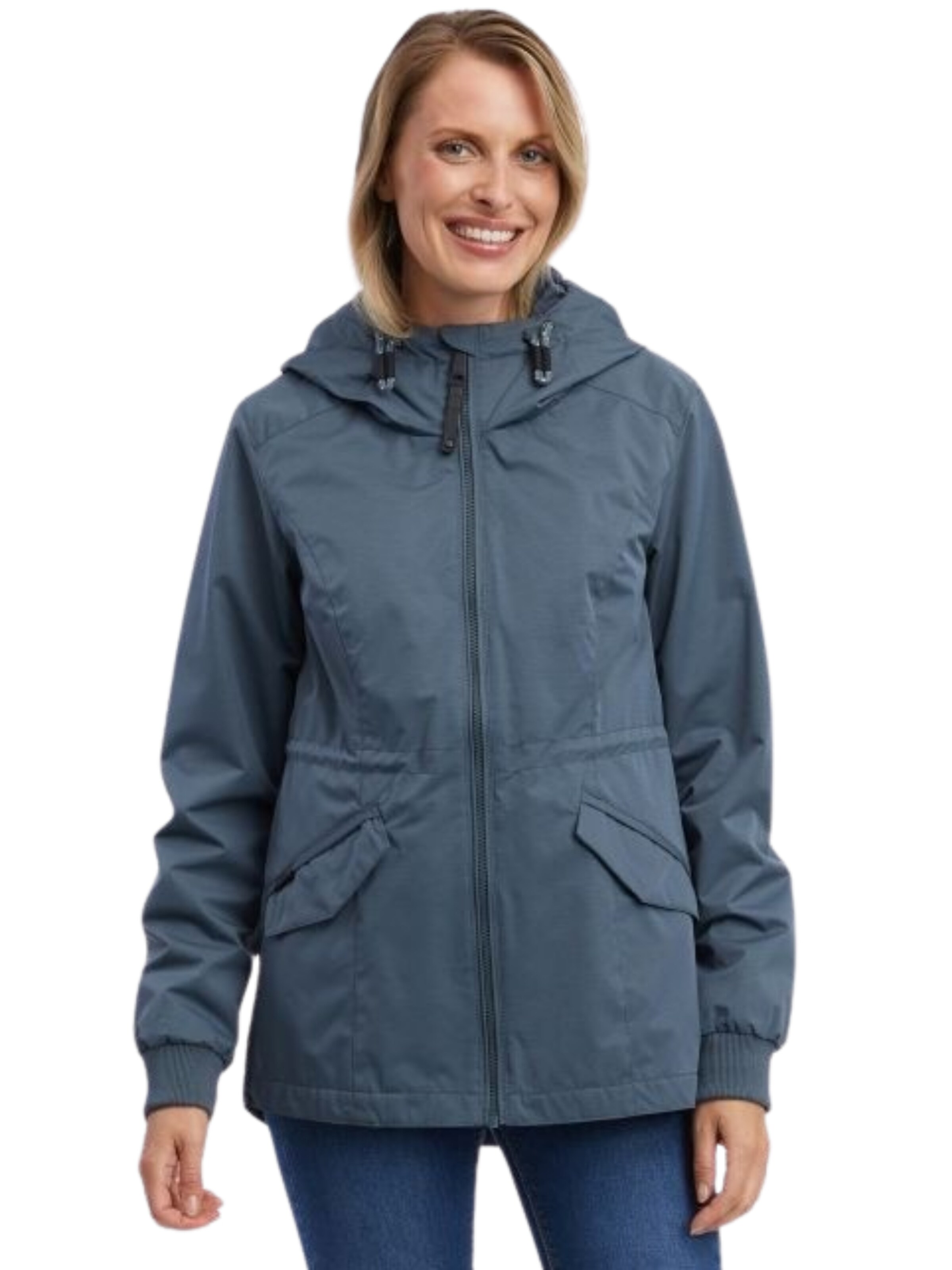 Veste outdoor 'Dowey B' Ragwear en gris : devant