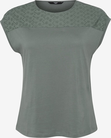 Vero Moda Curve T-Shirt 'VMCKAYA' in Grün: Vorderseite